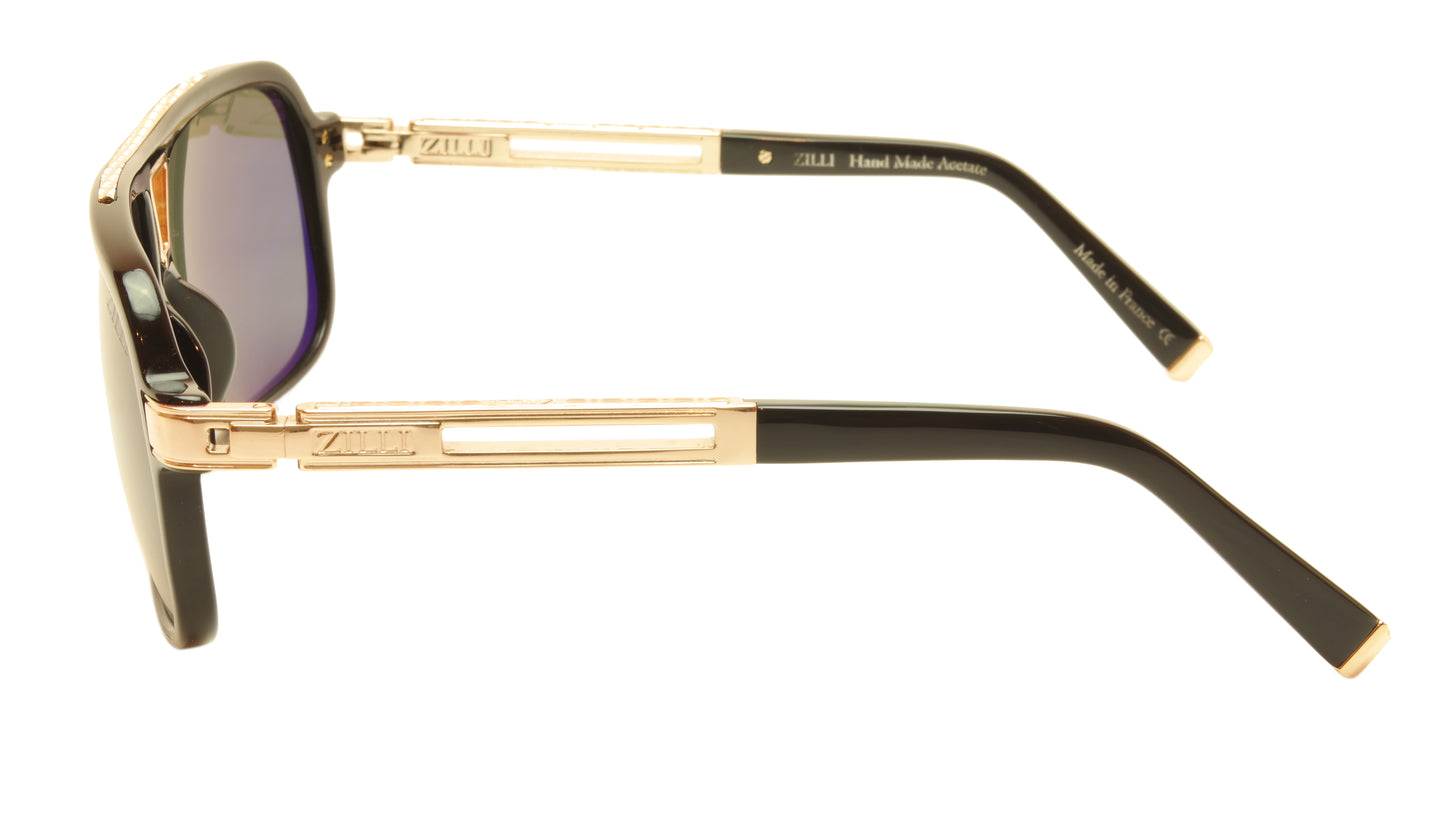 ZILLI Sunglasses Titanium Acetate Polarized France Handmade ZI 65016 C01