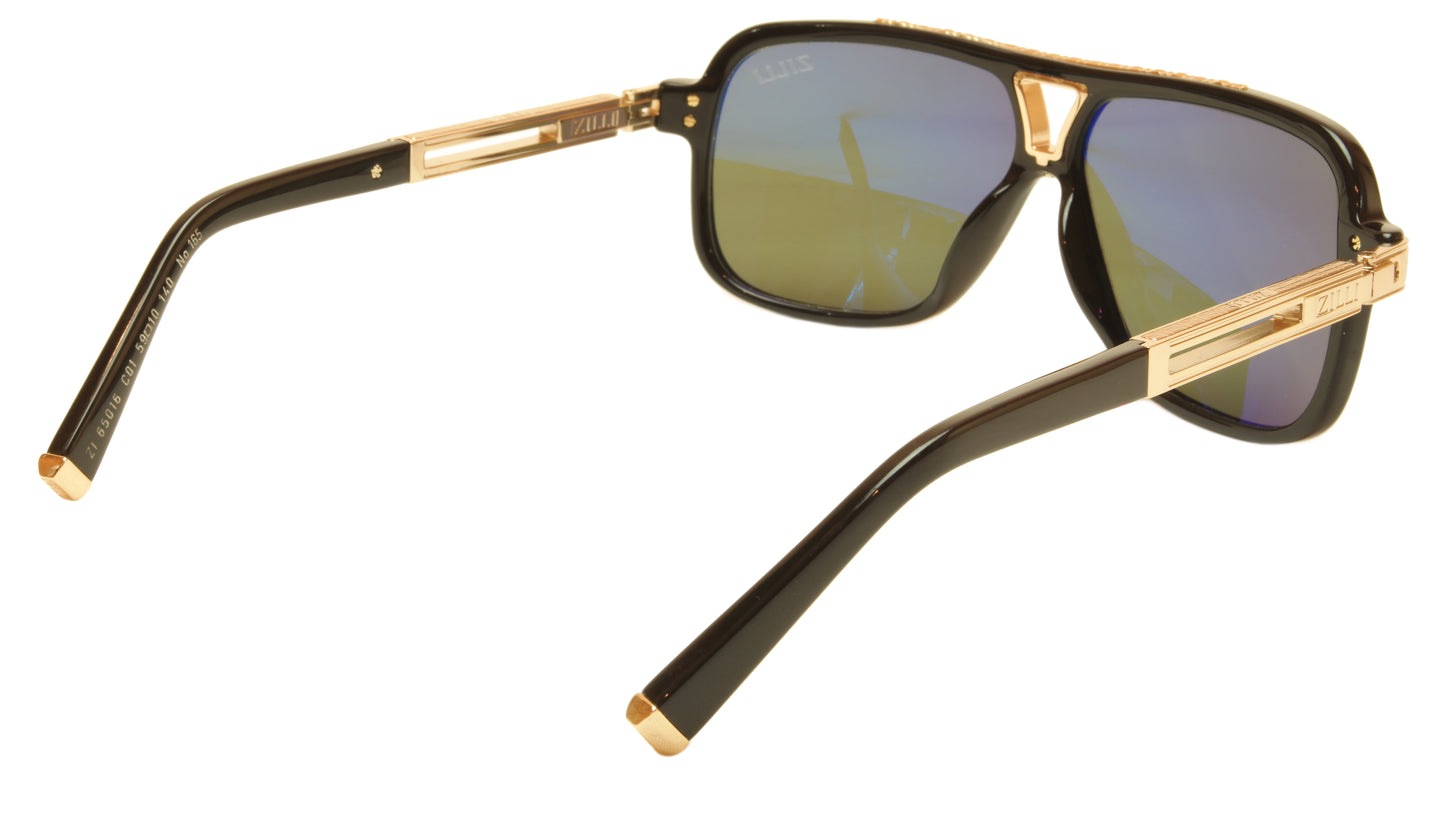 ZILLI Sunglasses Titanium Acetate Polarized France Handmade ZI 65016 C01