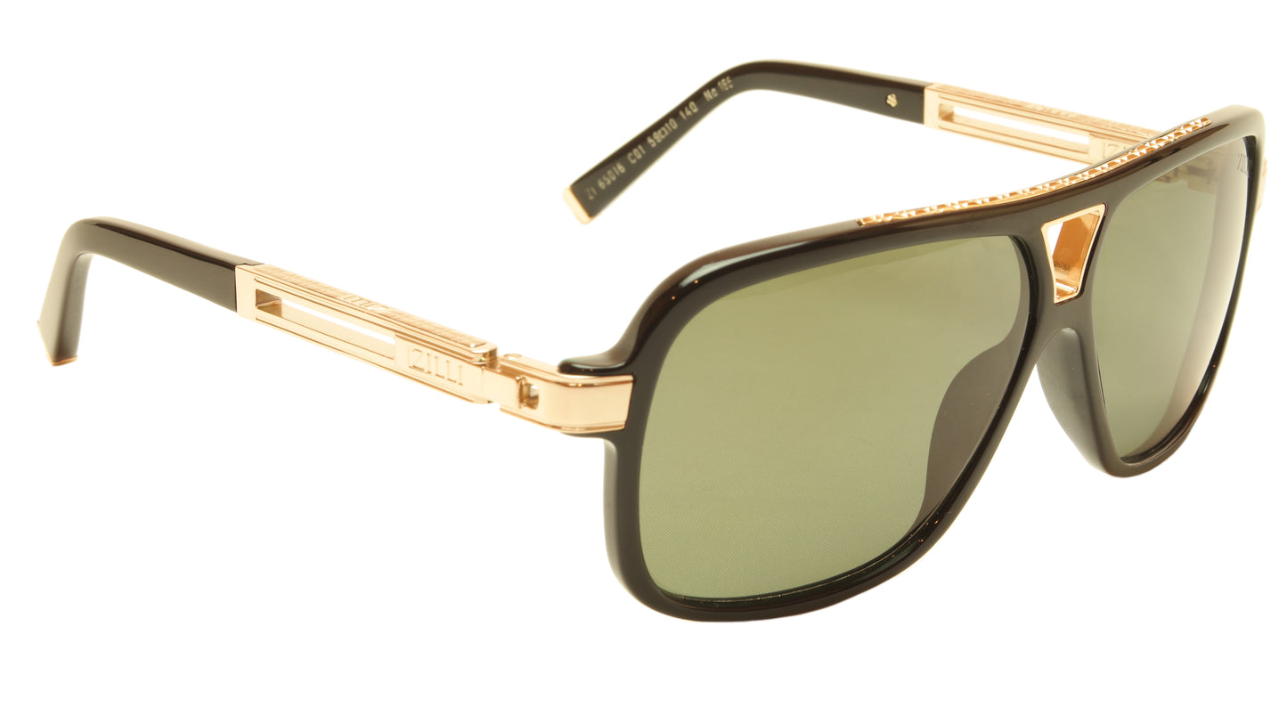 ZILLI Sunglasses Titanium Acetate Polarized France Handmade ZI 65016 C01