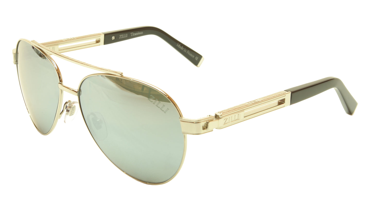 ZILLI Sunglasses Titanium Hand Made Acetate Polarized France ZI 65007 C02 - Frame Bay
