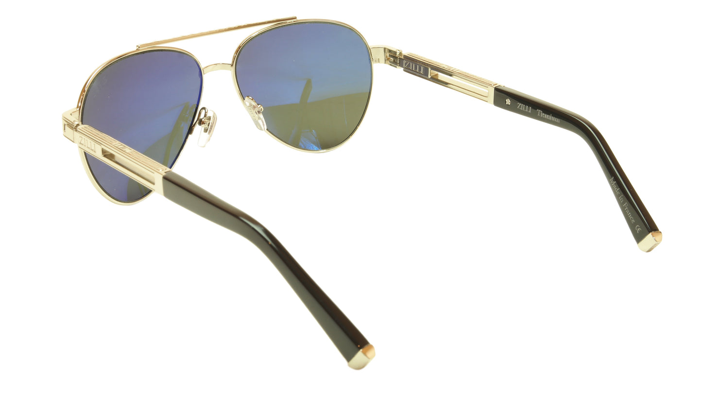 ZILLI Sunglasses Titanium Hand Made Acetate Polarized France ZI 65007 C02 - Frame Bay