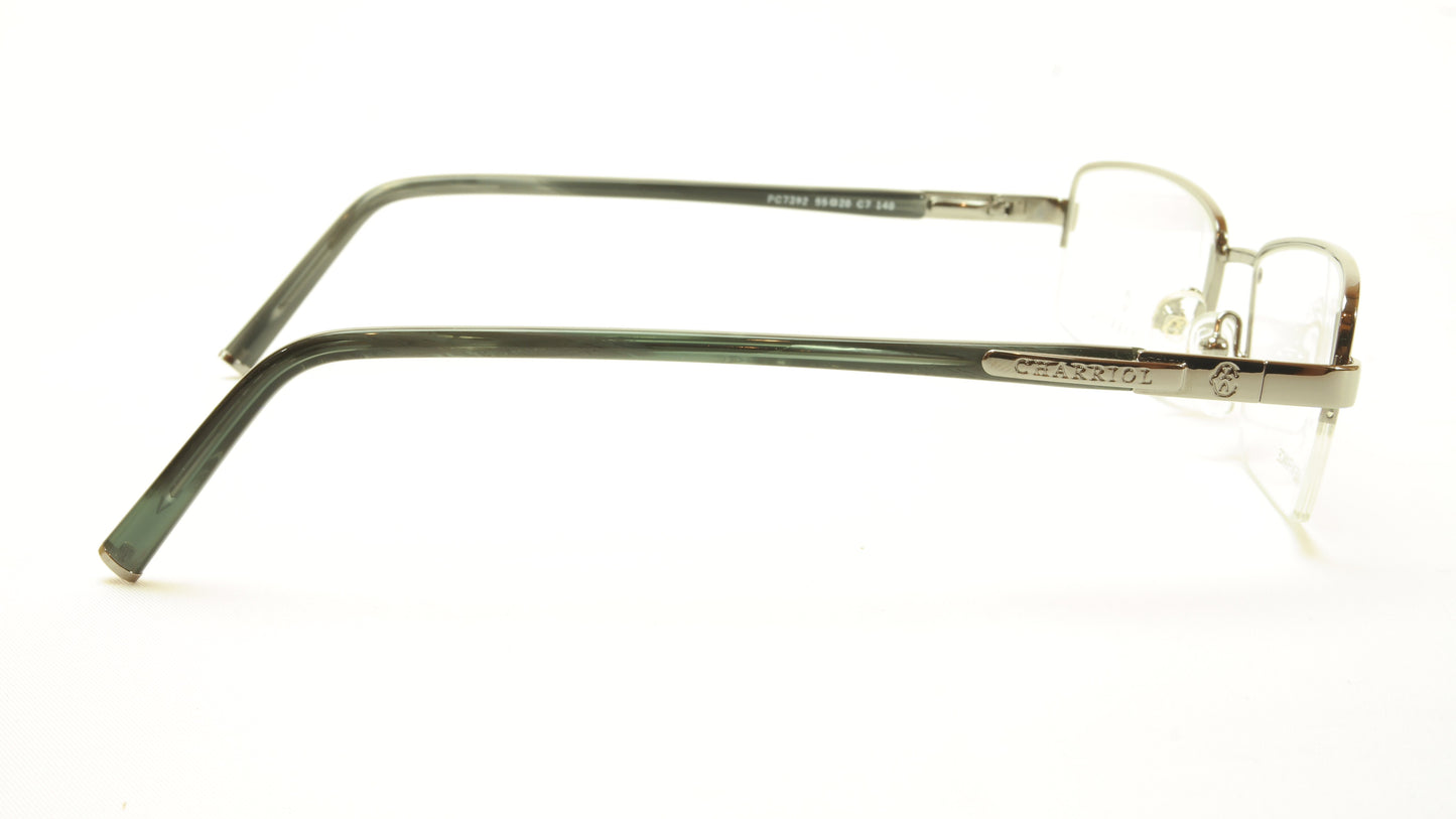 Charriol Eyeglasses Frame PC7392 Gunmetal Metal France Made 55-20-140 - Frame Bay