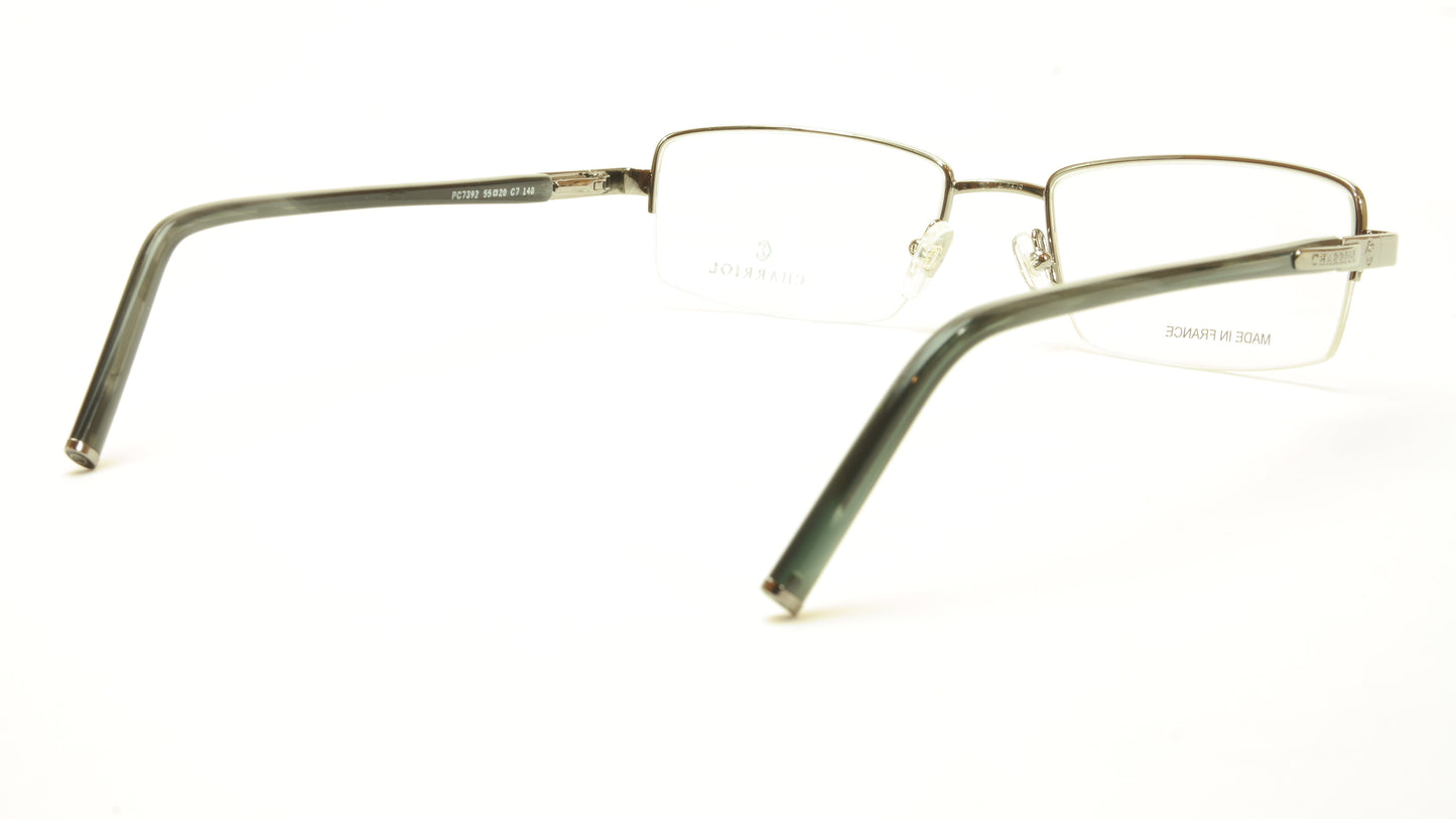 Charriol Eyeglasses Frame PC7392 Gunmetal Metal France Made 55-20-140 - Frame Bay