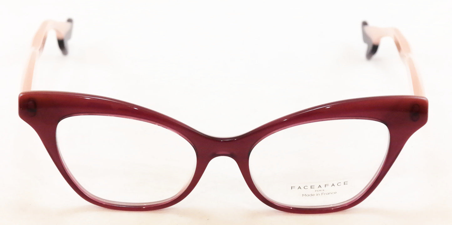 Face A Face Bocca 4 4016 Eyeglasses Amethyst Pink Italy Hand Made - Frame Bay