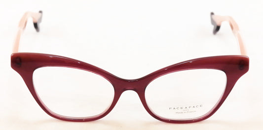 Face A Face Bocca 4 4016 Eyeglasses Amethyst Pink Italy Hand Made - Frame Bay