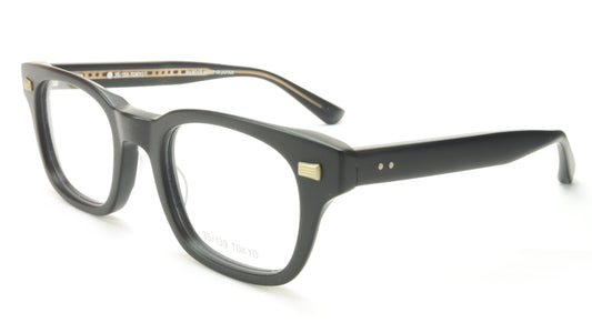 35/139 Tokyo KUROM 111-0010 Eyeglasses Frame Matte Black 48-23-145 Made in Japan - Frame Bay