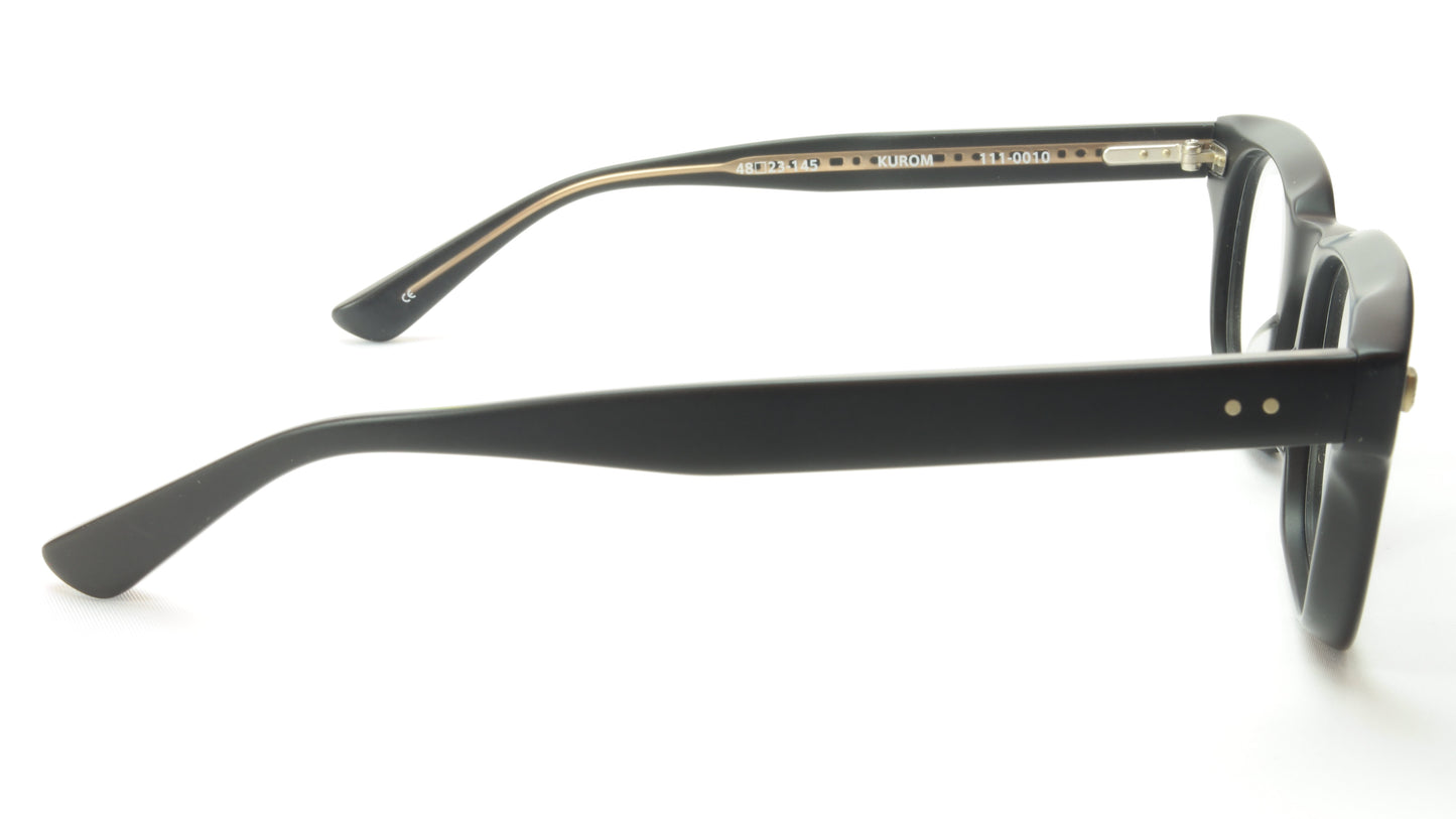 35/139 Tokyo KUROM 111-0010 Eyeglasses Frame Matte Black 48-23-145 Made in Japan - Frame Bay