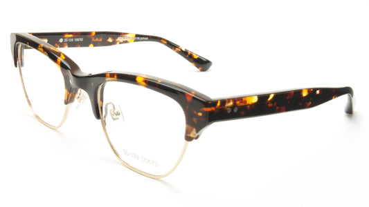 35/139 Tokyo BEKKO2 107-0004 Eyeglasses Frame Tortoise Gold 51-22-145 Japan Made - Frame Bay