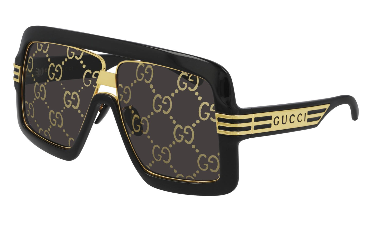 Gucci Sunglasses with Mirrored Logos on Lens