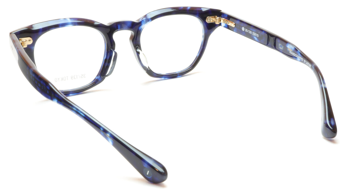 35/139 Tokyo AI 111-0007A Eyeglasses Frame Crystal Blue 47-22-145 Made in Japan - Frame Bay
