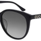 Gucci Sunglasses GG0729SA 001 Grey Black Gradient Acetate Italy Made