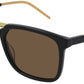 Gucci Sunglasses GG0842S 001 Black Brown Acetate Metal Japan Made
