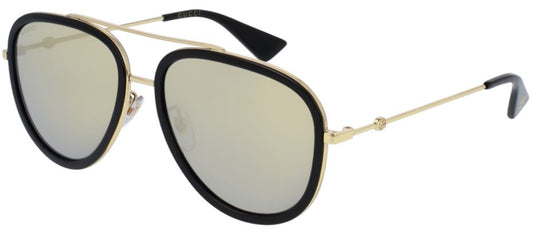Gucci Sunglasses GG0062S 001 Gold Flash Acetate Metal Japan Made