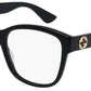 Gucci Eyeglasses GG0038O 001 Black Acetate Italy Made