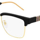 Gucci Eyeglasses GG0605O 001 Black Acetate Metal Japan Made