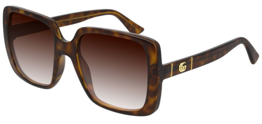 Gucci Sunglasses GG0632S 002 Havana Brown Gradient Acetate Italy Made