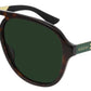 Gucci Sunglasses GG0688S 003 Green Havana Acetate Metal Italy Made