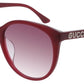 Gucci Sunglasses GG0729SA 003 Red Gradient Acetate Italy Made