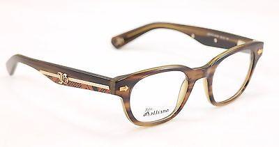 John Galliano Eyeglasses Frame JG5018 061 Plastic Havana Brown Italy 48-22-140 - Frame Bay