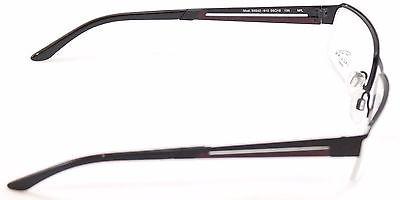Jaguar Eyeglasses Frame 33542-610 Black Red Accent Metal Germany Made 56-18-135 - Frame Bay