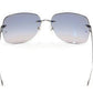 Mont Blanc Sunglasses MB354S 12B Ruthenium Gradient Woman Italy Made 100% UV - Frame Bay
