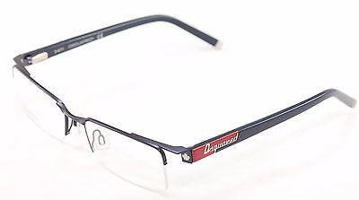 Dsquared2 Eyeglasses Frame DQ5069 09A Blue Metal Plastic High Quality 53-18-140 - Frame Bay