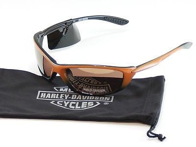 Harley-Davidson Sunglasses Orange Plastic HDS-616 OR-1F China Made 62-18-130 - Frame Bay