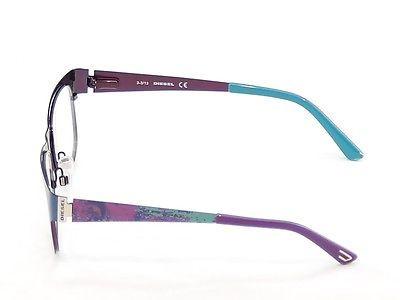 Diesel Eyeglasses Frame DL5026 092 Blue Violet Metal Genuine 52-18-140 - Frame Bay