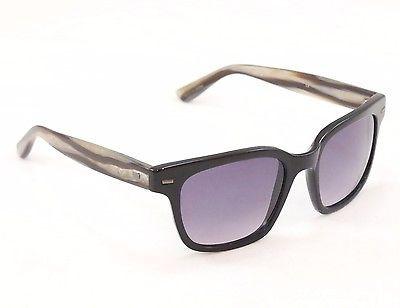 Sama Sunglasses Frame Nero Black Horn Lenses Plastic Japan Made 54-19-137 - Frame Bay