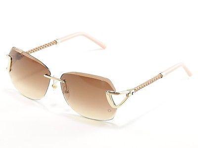 Mont Blanc Sunglasses MB470S 32F Gold Beige Pink Gradient Woman Italy 100% UV - Frame Bay