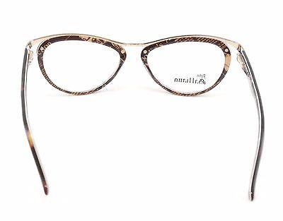 John Galliano Eyeglasses Frame JG5008 052 Metal Plastic Brown Gold Italy Made - Frame Bay