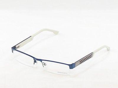 Diesel Eyeglasses Frame DL5021 091 Plastic Blue Palladium Top Quality 55-18-140 - Frame Bay