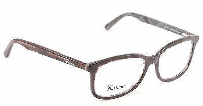 John Galliano Eyeglasses Frame JG5011 055 Plastic Havana Black Over News Italy - Frame Bay