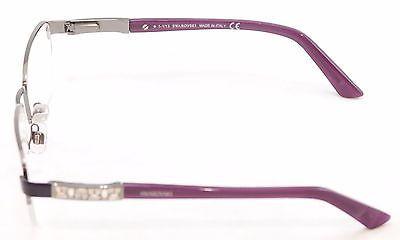 Swarovski Eyeglasses Frame Cyberia SW5068 Dark Ruthenium Italy Made 53-17-135 - Frame Bay