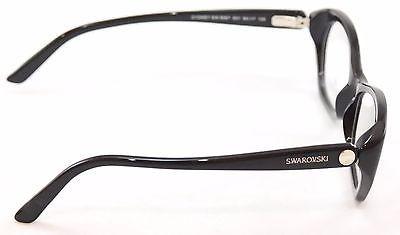 Swarovski Eyeglasses Frame Sydney SW5067 001 Black Plastic Italy Made 54-17-135 - Frame Bay
