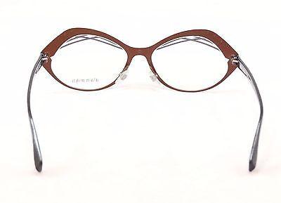 Alain Mikli Eyeglasses AL1290 MO4Z Brown Blue Metal Plastic France