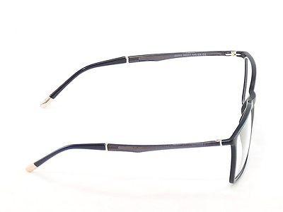 Zellini Lunettes Eyeglasses Frame Z2003 C3 Plastic Black Italy Hand Made 56-17 - Frame Bay