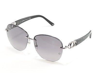Mont Blanc Sunglasses MB333S 12B Gunmetal Gradient Woman Italy Made 100% UV - Frame Bay