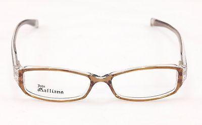 John Galliano Eyeglasses Frame JG5009 045 Light Brown Plastic Italy 53-15-135 - Frame Bay
