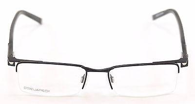 Dsquared2 Eyeglasses Frame DQ5069 002 Black Metal Plastic High Quality 53-18-140 - Frame Bay