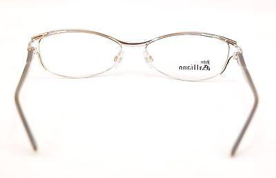 John Galliano Eyeglasses Frame JG5007 057 Metal Plastic Silver Italy 54-16-135 - Frame Bay