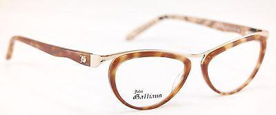 John Galliano Eyeglasses Frame JG5008 053 Metal Plastic Light Brown Gold Italy - Frame Bay