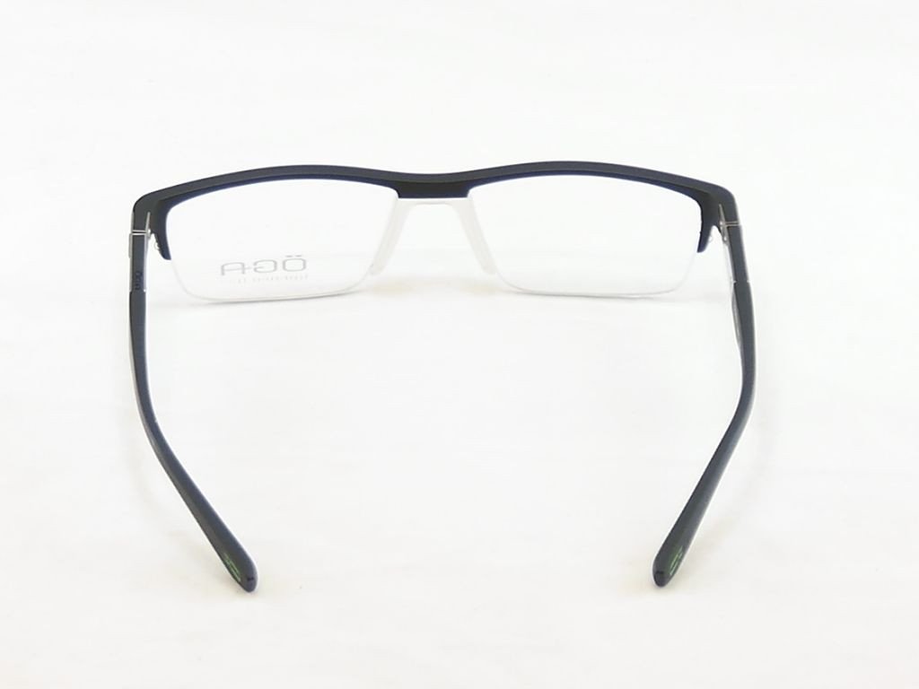 OGA Morel Eyeglasses Frame 74570 NG041 Matte Black Plastic France Made 54-16-140 - Frame Bay