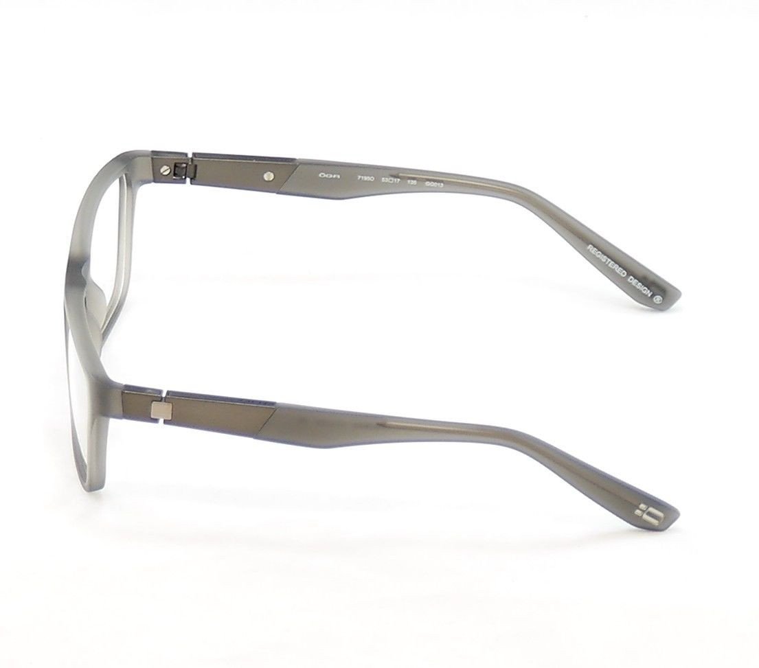 OGA Morel Eyeglasses Frame 71950 GG013 Plastic Matte Gray France Made 53-17-135 - Frame Bay