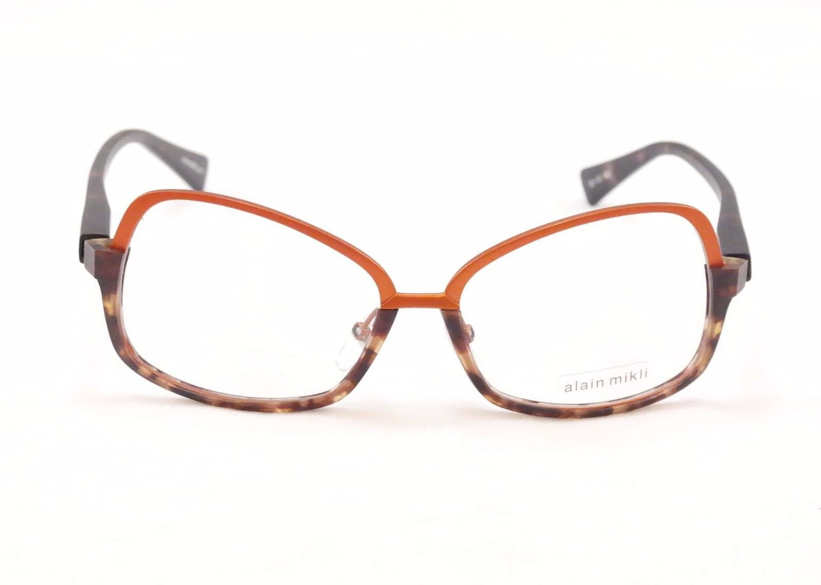 Alain Mikli Eyeglasses Japan AL1330 MOFD Copper Brown Metal Plastic 56-16-140 - Frame Bay