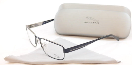 Jaguar Eyeglasses Frame 33058-819 Blue Metal High Quality Germany Made 57-17-140 - Frame Bay