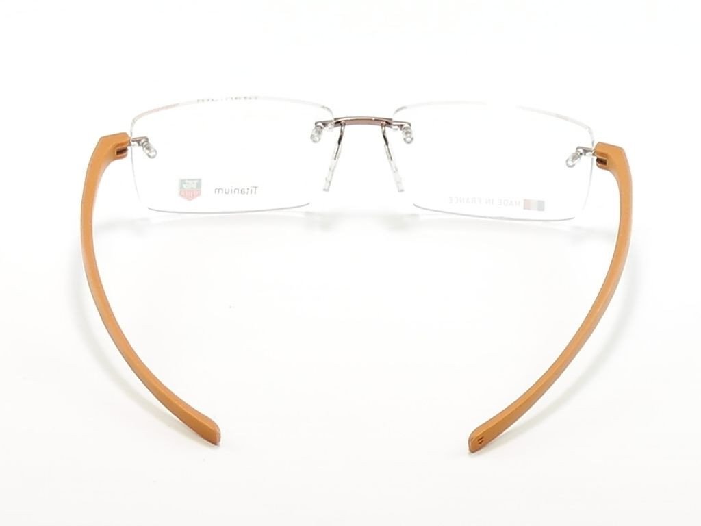 Tag Heuer Eyeglasses Frame Reflex 3 3941 Titanium Brown France Made 56-16-140 - Frame Bay