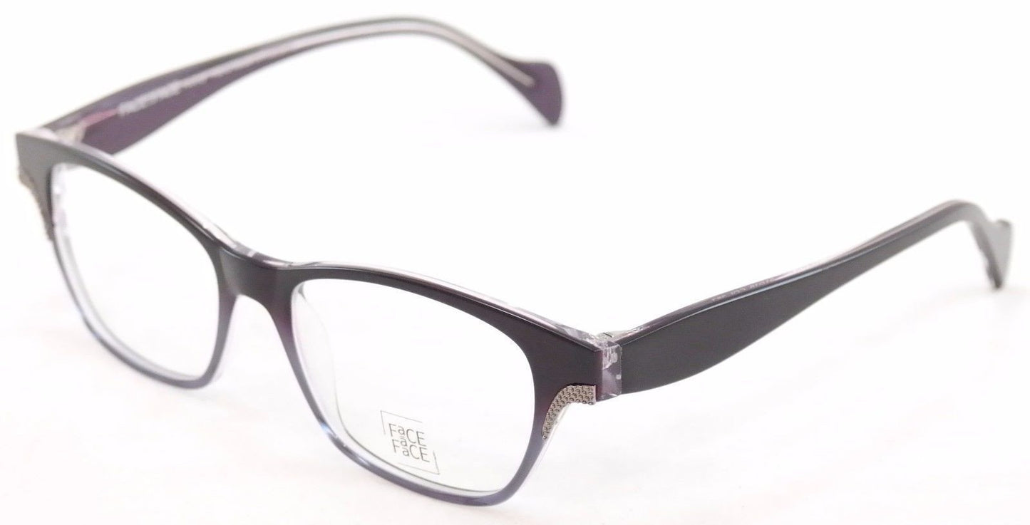 Face A Face Eyeglasses Frame Terry 1 387 Purple To Blue Plastic France Hand Made - Frame Bay