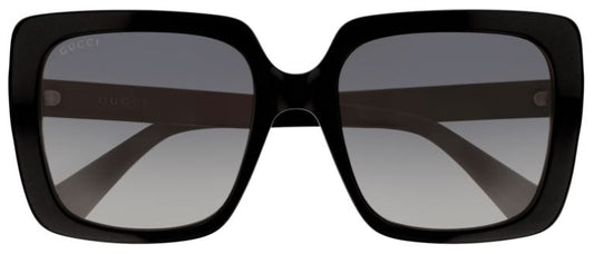 Gucci Sunglasses GG0418S Black Grey Gradient Acetate Italy Made