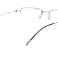 Lindstrom L-102 C3 Eyeglasses Frame Gunmetal Black Italy Hand Made 55-20-145, 33 - Frame Bay